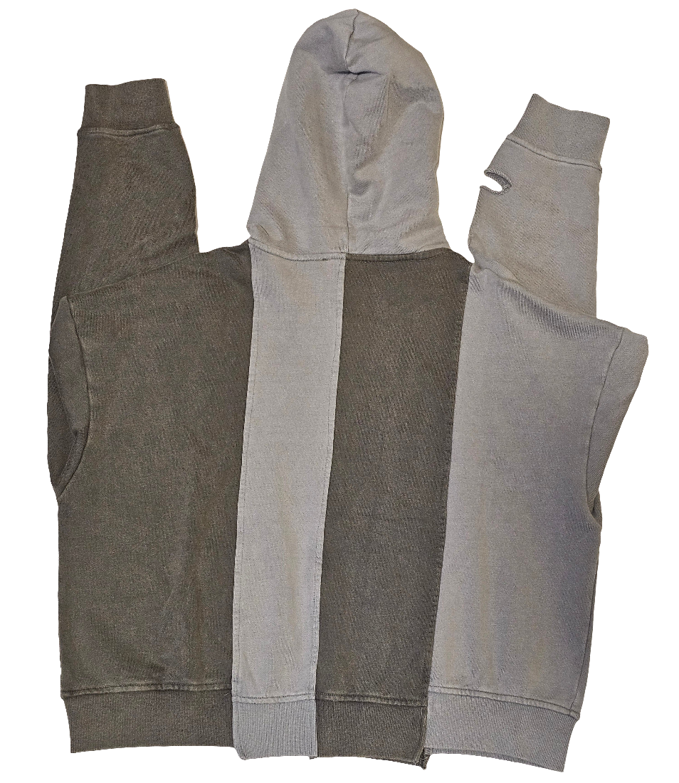 Shades of Grey Cropped Hoodie