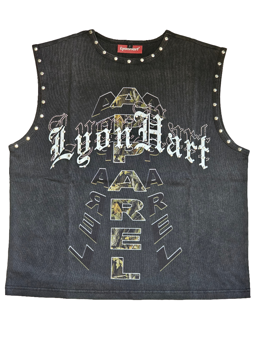 Vintage Valor Rhinestone Muscle Tee