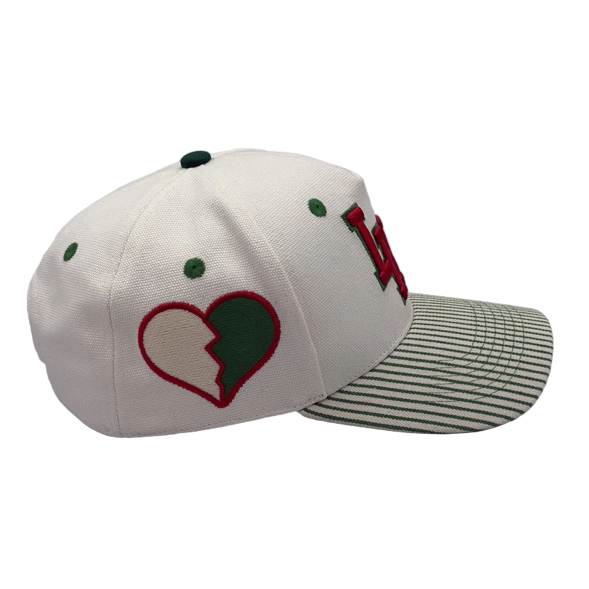 5 Panel Striped Snapback