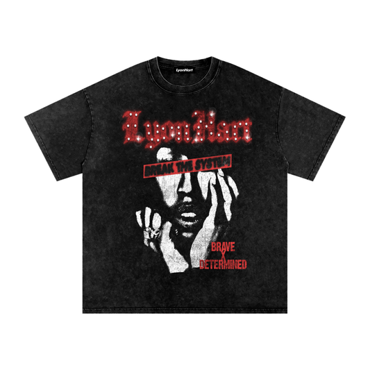 Break The System Vintage Tee