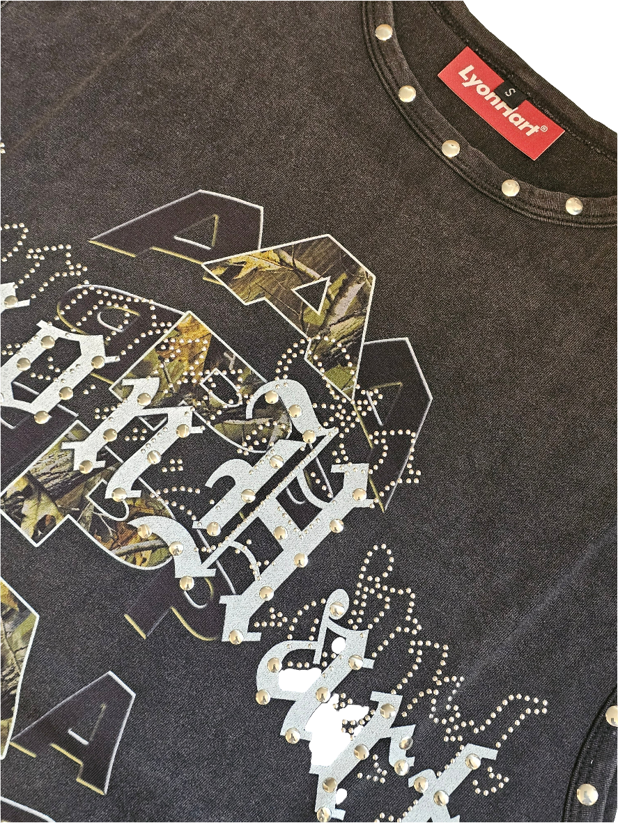Vintage Valor Rhinestone Muscle Tee