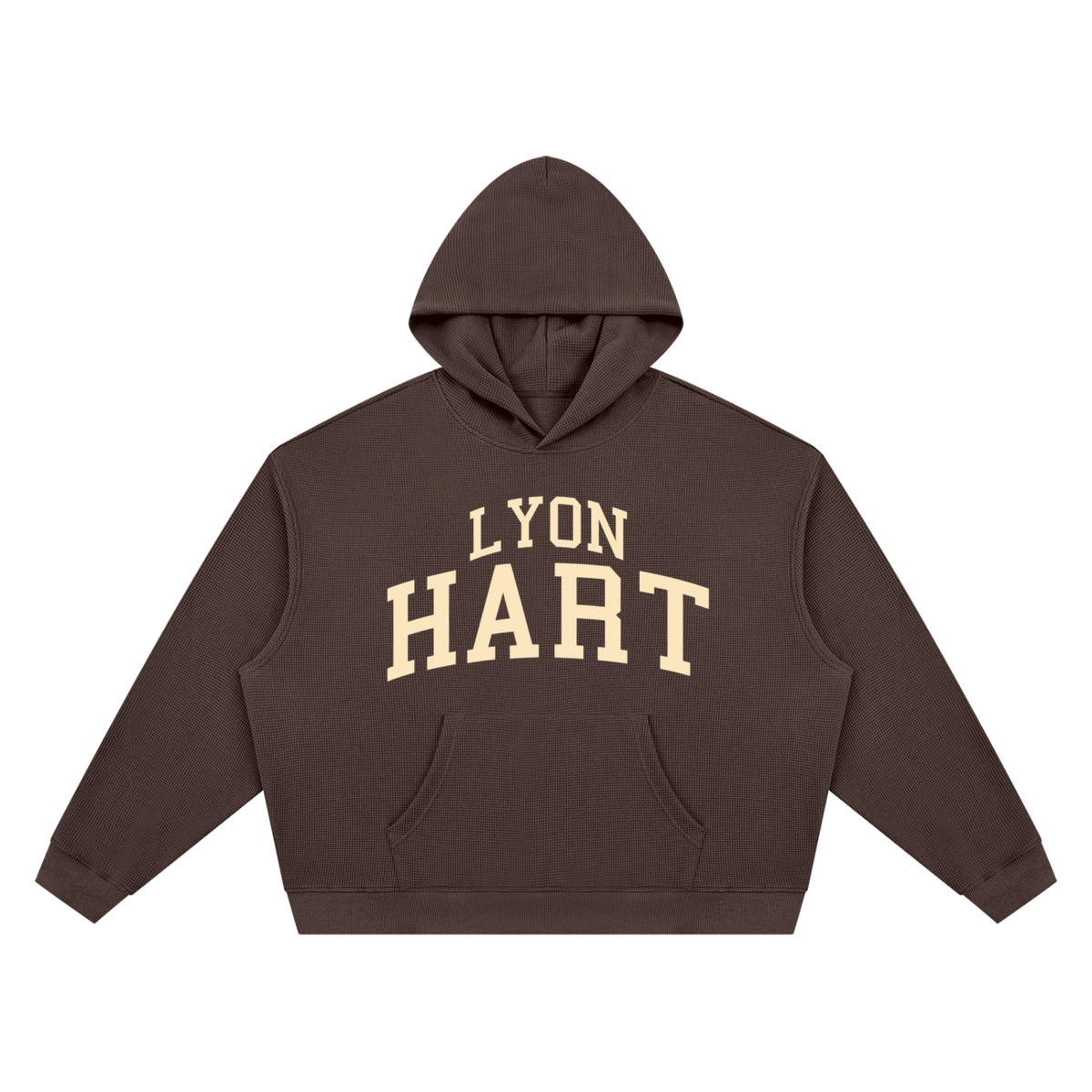 LyonHart Endure Waffle Hoodie - Coffee