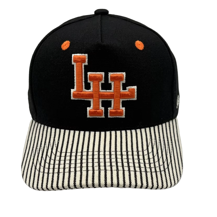 5 Panel Striped Snapback