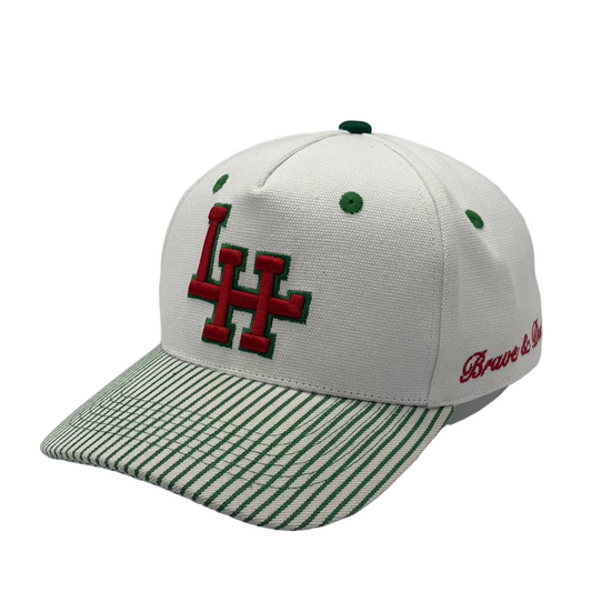 5 Panel Striped Snapback